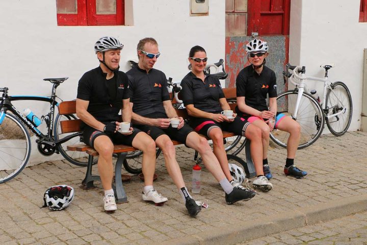coffee on cycling tour